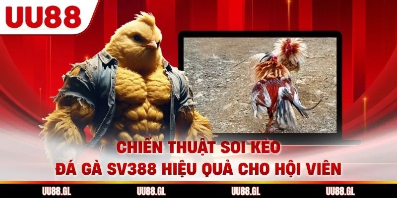 Chiến thuật soi kèo đá gà sv388 hiệu quả cho hội viên